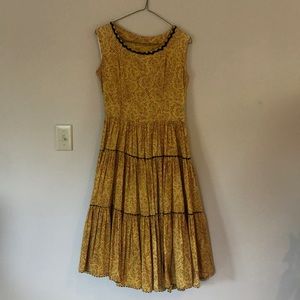 Vintage Paisley Dress